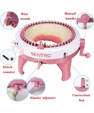 48 Needle Knitting Loom Machine with Row Counter - Smart Weaving Loom for DIY Knitting - Rotating Double Knit Loom Machine Kit - Buy Online on GoSupps.com