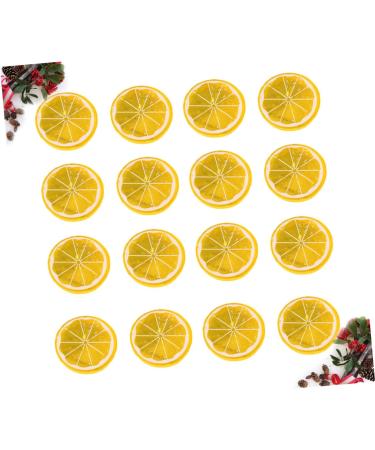 Zerodeko 50pcs Barber Mats for Clippers Hanging Grapes Toys for Kids Kid Toys Orange Props Fruit Plastic Fake Yellow 5X0.9cm - Buy Online on GoSupps.com