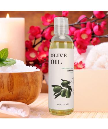Premium 118ml Cold-Pressed Olive Oil Massage Oil | Nourishing Hair Skin & Hands - International Shipping Available - Buy Online on GoSupps.com