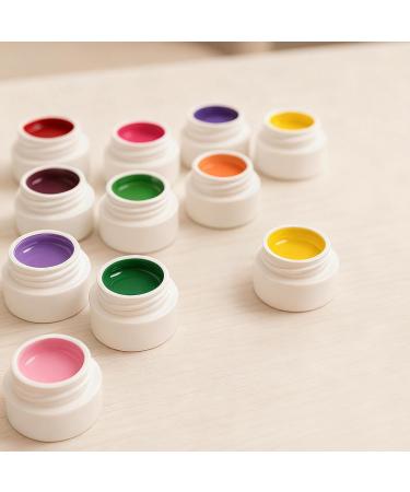 MOEPAK 24 Colors Color Gel Nail Polish Set Highly Pigmented Gel for Nail Design French Nails & Line Painting Saturated SmudgeFree Painting Gel for Manicure and DIY Nail Art - Buy Online on GoSupps.com