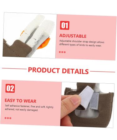 PopetPop Reusable Flying Bird Diapers with Bowknots - Protect Your Parrot with Stylish Cotton Costumes (2 Pack 12x6cm) - Buy Online on GoSupps.com