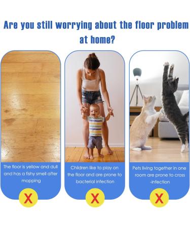 Xinjieda 40 Pcs Floor Cleaning Sheet Multifunctional Floor Cleaning Slice Antibacterial Floor Cleaner Scent Soluble Cleaner Tablets Deodorization Effervescent Tablets Concentrated Cleaning Tablets Powder Blue 40 - Buy Online on GoSupps.com