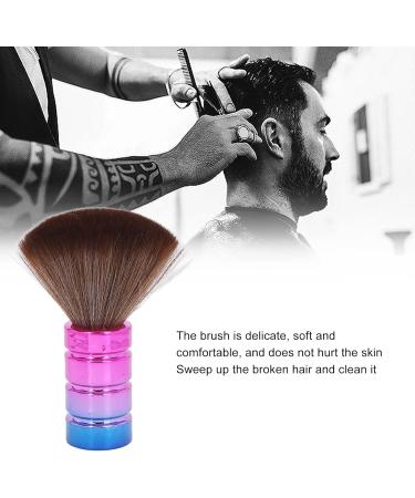 Neck Duster Brush Soft Nylon Bristles Electroplate Ergonomic Barber Hair Cutting Neck Hair Brush Stand Up Base Comfortable Suitable for Barber Shop or Home Use - Buy Online on GoSupps.com
