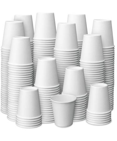 500 Pack 3 Oz Paper Cups - Disposable Cups | Espresso Cups | Bathroom Cups 3 Oz Paper | Mouthwash Cups | Small Paper Cups | 3 Oz Bathroom Cups 3 Oz Paper | Small Cups Small (Pack of 500)