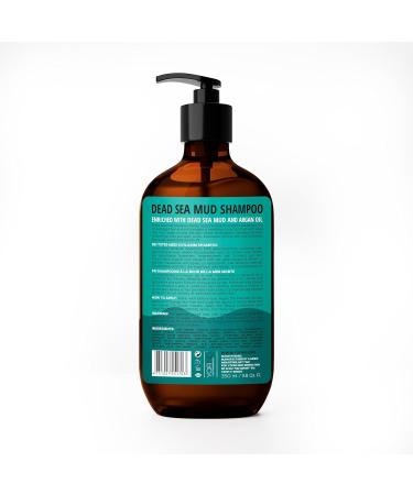 Shampooing La Boue de la Mer Morte avec Min raux Purs Huile D'argan Marocaine Naturelle Huile de Ricin Anti Perte de Cheveux Anti Pelliculaire Favorise la Croissance et le Renforcement des Cheveux - Buy Online on GoSupps.com
