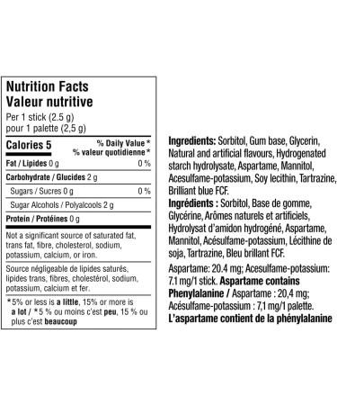 5 GUM Spearmint-Rain Flavoured Sugar Free Chewing Gum 35 Sticks 6 Packs - Buy Online on GoSupps.com