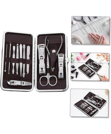 12 Piece Nail Care Set Manicure Kit Trimmer Nail Clippers Stainless Steel Manicure Tools Professional Nail Kit Stainless Steel Set Nail Suite 12-Piece Set - Buy Online on GoSupps.com