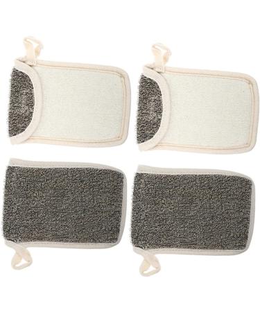 Baluue 16 Pcs Black Linen Soap Bag Foaming Soap Shower Foaming Bag Soap Pouch Cotton Soap Bags Flax - Buy Online on GoSupps.com