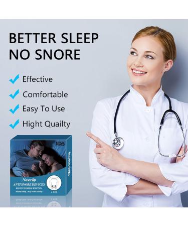 Anti Snoring Device - Snore Stopper Nose Clip for Restful Sleep | Stop Snoring & Improve Sleep Quality - Buy Online on GoSupps.com
