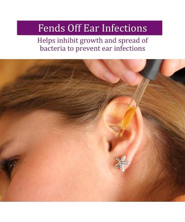 Organic Ear Oil for Infections - Natural Eardrops for Prevention & Relief - Made in USA - Buy Online on GoSupps.com