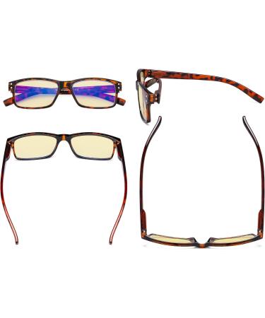 Eyekepper 5-Pack Classic Spring Hinge Reading Glasses - Blue Light Blocking Sun Readers 0.0 Diopters International Shipping Available - Buy Online on GoSupps.com