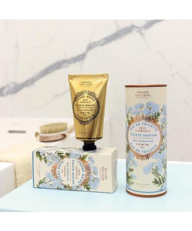 Panier des Sens Sea Samphire Hand Cream - Ultra-Hydrating Vegan Formula with Shea Butter & Olive Oil - 97% Natural Ingredients - 75ml - Buy Online on GoSupps.com