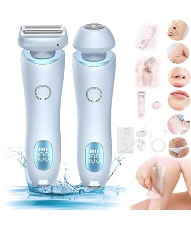 The Glide Pro 3.0 Razor Silk Glide Pro Shaver Silkglide Pro Razor Dusk Glide Pro 3.0 Dusk Razor For Women Livora Electric Razor Wet & Dry Bikini Trimmer For Women (Blue)