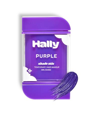 HALLY Shade Stix | Purple | Temporary Hair Color for Kids & Adults | Ditch Messy Hair Spray Paint  Chalk  Wax & Gel | One-Day  Wash-Out Hair Dye | Washable & Safe | Purple Hair Makeup for Boys & Girls