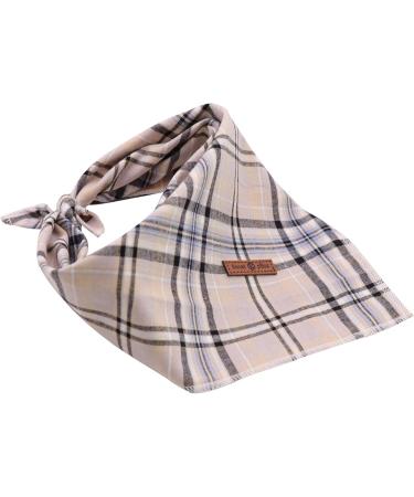 Lionet Paws Dog Bandana | Triangular Headscarf for Small Medium & Large Dogs - Grey (Pack of 1) | International Shipping Available - Buy Online on GoSupps.com