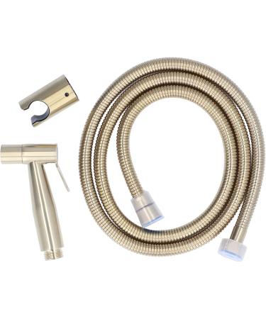 Hand Bidet Set - Stainless Steel Bidet Sprayer with Adjustable Water Pressure | Portable Space-Saving Design | Easy Installation - Gold Finish - Buy Online on GoSupps.com