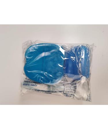 3PC Dental Prostheses Travel Box - Cleaner Brush & Storage for Dentures & Braces - Light Blue - Buy Online on GoSupps.com