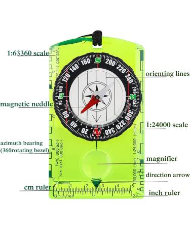 CTDDMJ 11-in-1 Multitool Compass Set Bright Outdoor Compass for Kids & Adults Perfect for Hiking Camping & Navigation (2 Pieces) - Buy Online on GoSupps.com