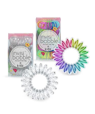 Invisibobble Kids No Ouch Hair Ring Magic Rainbow 5 Pack