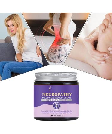 Neuropathy Cream mild skin butter natural muscle massage cream soothing body care balm quick relief cream to relieve nerve pain for feet hands shoulders neck - Buy Online on GoSupps.com