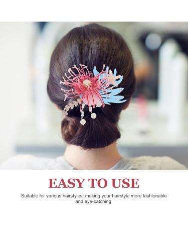 PATKAW Tropical Flowers Hair Clips for Women Girls Seashell Hair Clip Hawaiian Artificial Flower Hair Barrettes Flower Hair Pins Hair Accessories for Beach Luau Party Decor - Buy Online on GoSupps.com