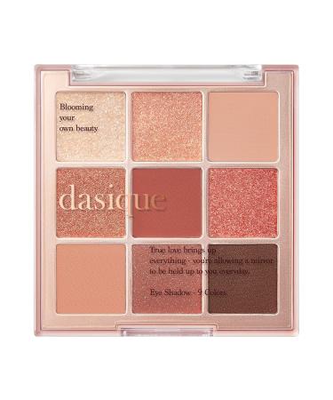 Dasique Shadow Palette 02 Rose Petal I Cruelty-Free I 9 Blendable Shades in Smooth Matte and Shimmer Finishes with Gorgeous Pearls