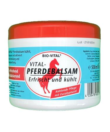 1 x 500 ml Bio Vital Horse Balm Sportgel cools relaxed in leisure and sports Gel 1 liter 13 90 EURO