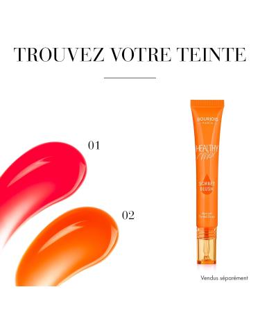 Bourjois Healthy Mix Sorbet Blush 02 Apricot | Buy Online | International Shipping Available - Buy Online on GoSupps.com