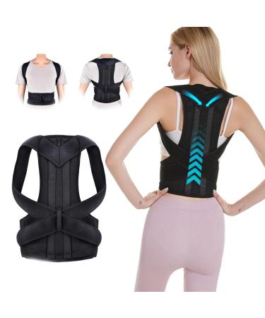 Back Brace Posture Corrector for Women and Men - Relief for Waist Adjustable Fully Support Improve Lumbar Support(Size:XL(37"-42"))