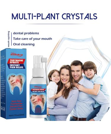 Tooth Pain Relief Toothache Relieving Spray Dental Pain Relief Toothache Spray Instant Pain Relief Oral Care Spray Remedies Teeth&Gums Spray Rapid Relief Dental Spray Portable Toothache Gum Pain Spray - Buy Online on GoSupps.com