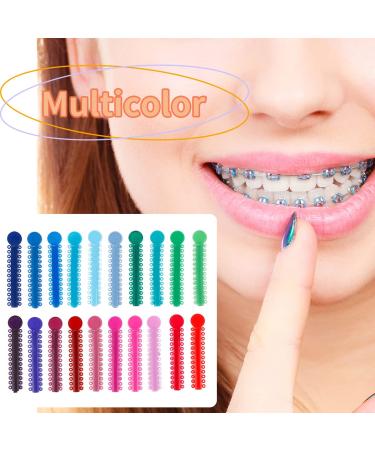 1040 Pcs Multicolored Orthodontic Ligature Ties O-Rings for Braces - Elastic Bands (Color) - Buy Online on GoSupps.com