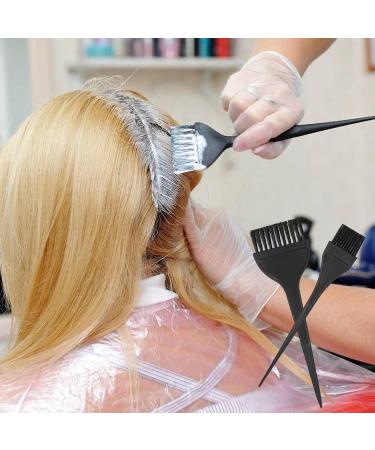 3 Pcs Double-sided Hair Coloring Brushes Set - DIY Hair Dyeing Salon Tool Kit (Black) - Buy Online on GoSupps.com