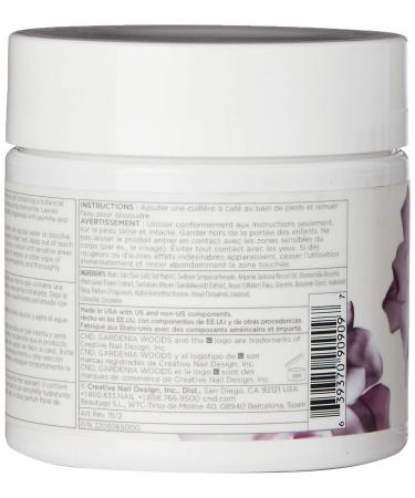 CND Spa Gardenia Woods Soak - 410g | Luxurious Spa Bath Soak for Relaxation | International Shipping Available - Buy Online on GoSupps.com