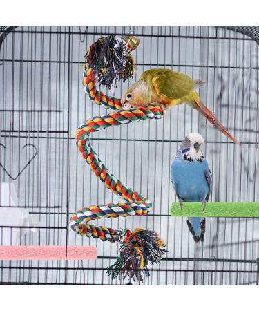 Aumuca Bird Perch Stand Rope Toys for Small to Large Birds - 39 inch - Pack of 3 - Buy Online on GoSupps.com