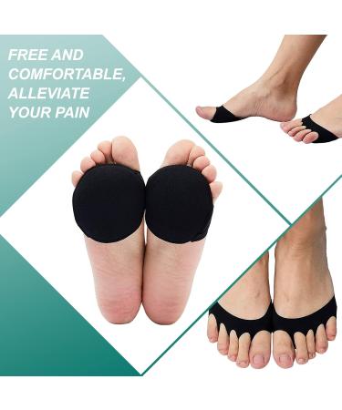 Shop Honeycomb Forefoot Pads Soft Relief for Tired Feet | Unisex Foot Care Pillows in 5 Colors Black White Gray Pink Skin Tone | Perfect for All Shoe Types - Buy Online on GoSupps.com