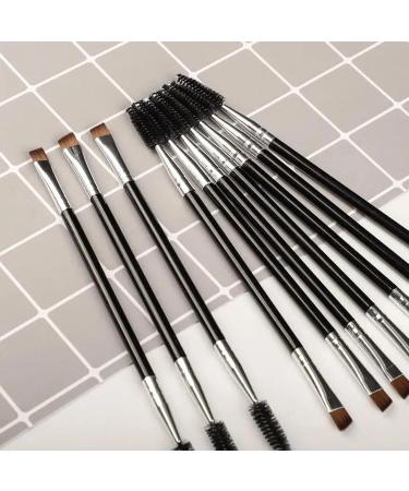Buy Baqi 10-Piece Double-Sided Eyebrow Brush Set | Multifunctional Coil & Angled Mini Eyelash Brushes for Perfect Eyebrows - International Shipping Available - Buy Online on GoSupps.com