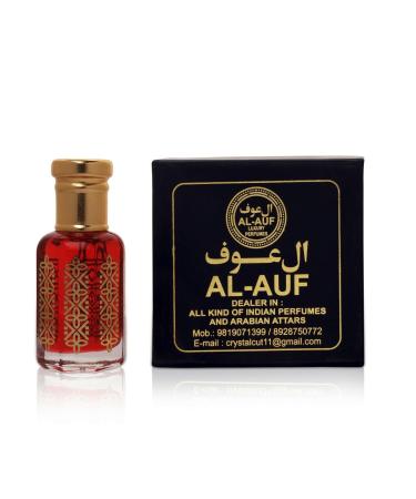 Mukhallat Zaffran Perfume Oil 12ML Roll On Bottle Attar Long Lasting Alcohol Free Atar Rich Traditional Indian Itr Perfume Oil 0.406 FL Oz Unisex Frangrance BY AL-AUF