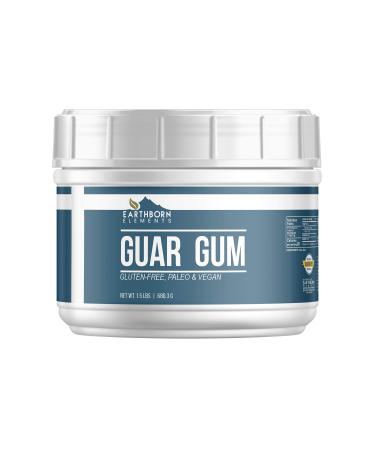 Earthborn Elements Guar Gum Powder, 1.5 lb, Gluten-Free Food Thickener & Binder, Baking, Resealable Bucket - Buy Online on GoSupps.com