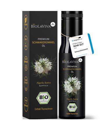 Premium BIO Schwarzk mmel l kaltgepresst Lichtschutzflasche