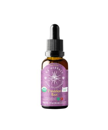 Sun God Medicinals Ra Herbals Organic Dandelion Root Liquid Extract - Detox Support - 1 fl oz
