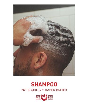 Ace High Shampoo - Super Cleansing Non-Drying Scalp Health Booster | Sulfate Free Small Batch - 12oz - Buy Online on GoSupps.com