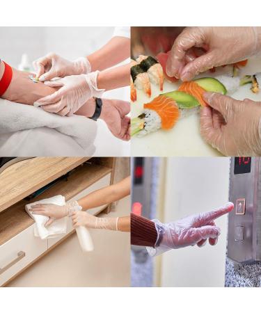 100PCS Large Disposable Medical Clear Vinyl Exam Gloves - Latex-Free & Powder-Free | Oh! Trendy Industrial Gloves - Buy Online on GoSupps.com