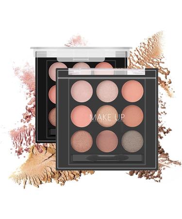 9-Color Eyeshadow Palette Neutral Eyeshadow Palette Earth Tones Neutral Eyeshadows Highly Pigmented Waterproof Nude Eye Shadow Makeup Palette Greatideal 02# - Buy Online on GoSupps.com
