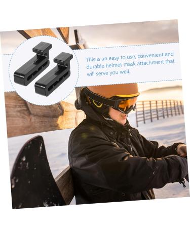 Buy Combined Hooks for Helmet Mask - Bicycle Holder & Outdoor Mask Fastening | PVC Protection for Ski Helmets | 4x2x1cm | International Shipping - Buy Online on GoSupps.com