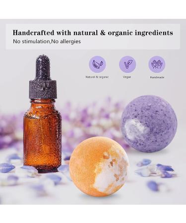 12-Piece Organic Foot Bath Bombs Gift Set for Women - Handmade, Natural Ingredients with Rich Essential Oils for Moisturizing Dry Skin and Relaxing Foot Spa Experience - Buy Online on GoSupps.com
