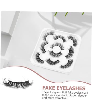 MAGICLULU 15 Pairs Eyelashes Fluffy Lash Extension Long Fake Lash Soft Light Fake Lash Handmade Eye Lashes Cosmetic Fake Lashes 3d Black Makeup Artificial Miss Fiber Lotus Terrace - Buy Online on GoSupps.com