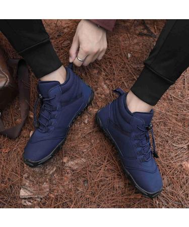 Waterproof Barefoot Shoes Winter Pro 2.0 | Unisex Minimalist Trail Guides for Men & Ladies | Outdoor Footwear in Blue (EU Size 36) - Buy Online on GoSupps.com