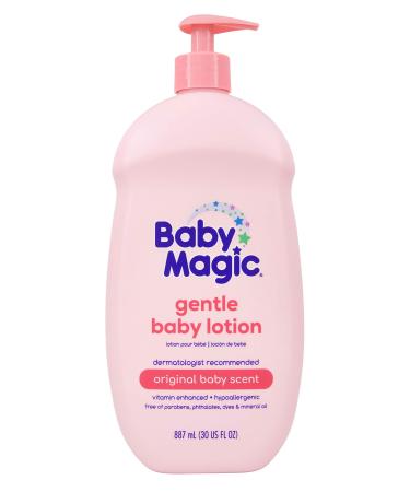 Baby Magic Baby Lotion With Original Baby Scent  Camellia Oil & Marshmallow Root  30 Oz 30 Fl Oz (Pack of 1)
