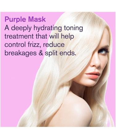 BOLD UNIQ Purple Hair Mask & Anti-Humidity Spray Bundle for Blonde, Platinum, Silver, Gray Hair - Remove Brassiness & Yellow Tones - Cruelty Free, Vegan - Best for Bleached Hair - Buy Online on GoSupps.com