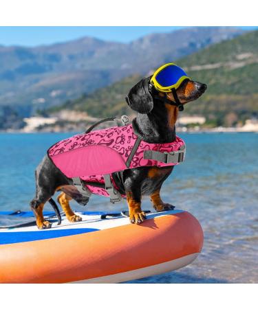 Alagirls Pink Dog Life Jacket for Swimming & Beach | Costume for Small Dogs (Chest 47-61cm) - Ideal for Safety & Fun! - Buy Online on GoSupps.com